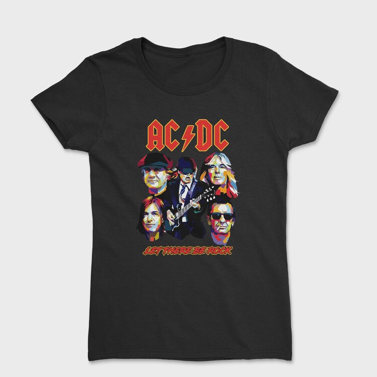 ACDC Let there be Rock, Tricou Femei
