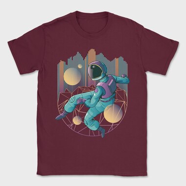 Techno Astronaut, Tricou Barbati (Unisex)