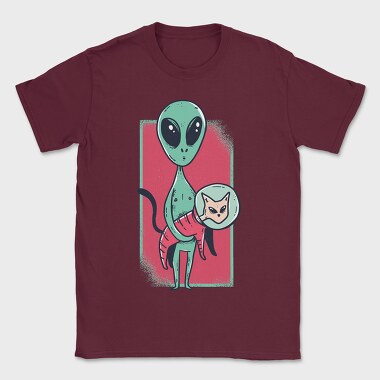 Alien Cat, Tricou Barbati (Unisex)