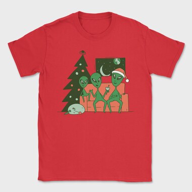 Alien Christmas, Tricou Barbati (Unisex)