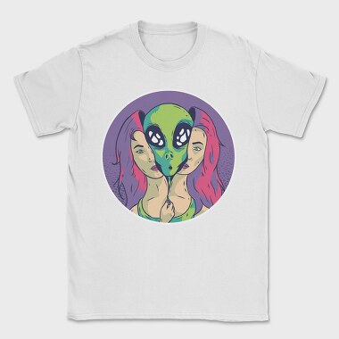 Alien Girl, Tricou Barbati (Unisex)