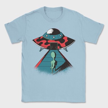 Alien Ufo, Tricou Barbati (Unisex)