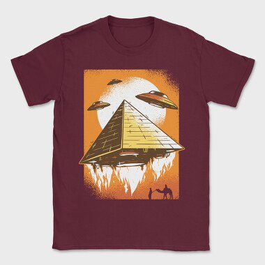Ufo Pyramid, Tricou Barbati (Unisex)