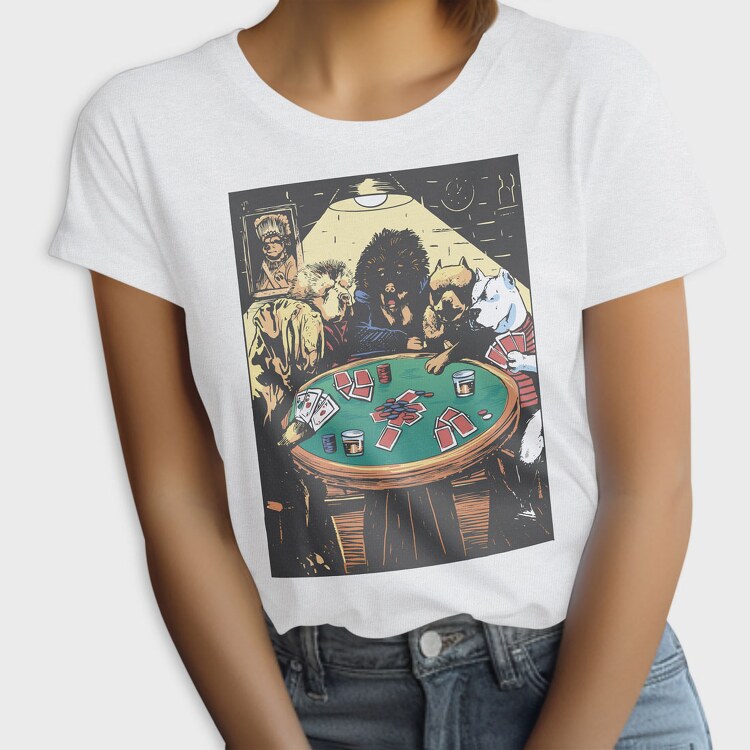 Poker Dogs, Tricou Femei