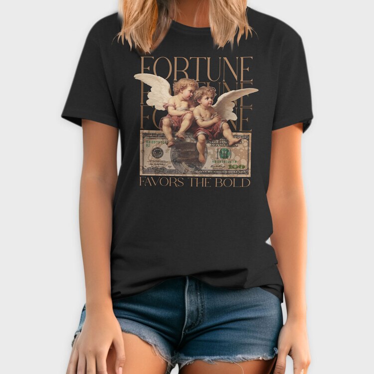 Fortune Favors, Tricou Barbati (Unisex)
