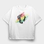 BOB MARLEY Art2, Tricou Oversize Barbati (Unisex)