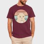Bored Cat With Coffee, Tricou Barbati (Unisex)