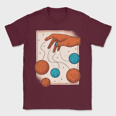 Hand Planets, Tricou Barbati (Unisex)