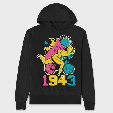 Bicycle Day, Hanorac Oversize Barbati (Unisex)
