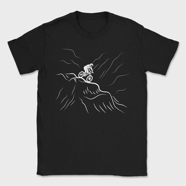 Downhill Bike, Tricou Barbati (Unisex)