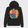 Hippo Hula Hoop, Hanorac Oversize Barbati (Unisex)
