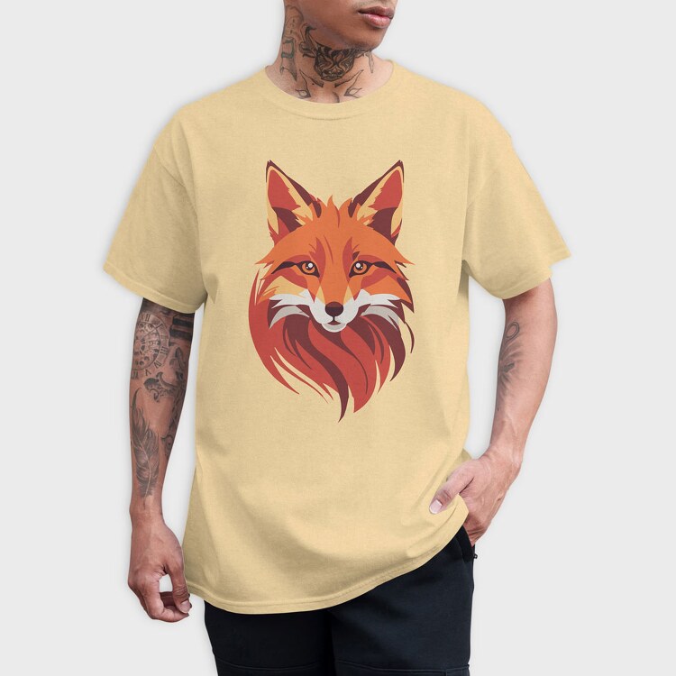 Poly Fox, Tricou Barbati (Unisex)