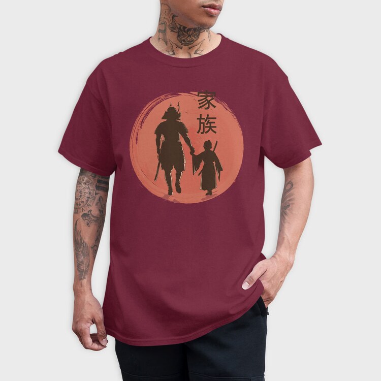 Samurai Father and Son, Tricou Barbati (Unisex)