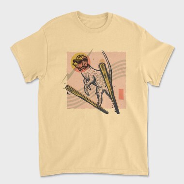 Meerkat Ski Jumping, Tricou Barbati (Unisex)