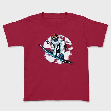 Snowboard Yeti, Tricou Copii