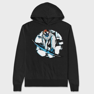 Snowboard Yeti, Hanorac Oversize Barbati (Unisex)