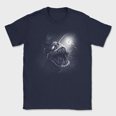 Angler Fish Deep Sea, Tricou Barbati (Unisex)