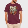 Skeleton Hand Book, Tricou Barbati (Unisex)