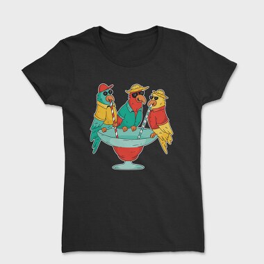 Parrots Drinking, Tricou Femei