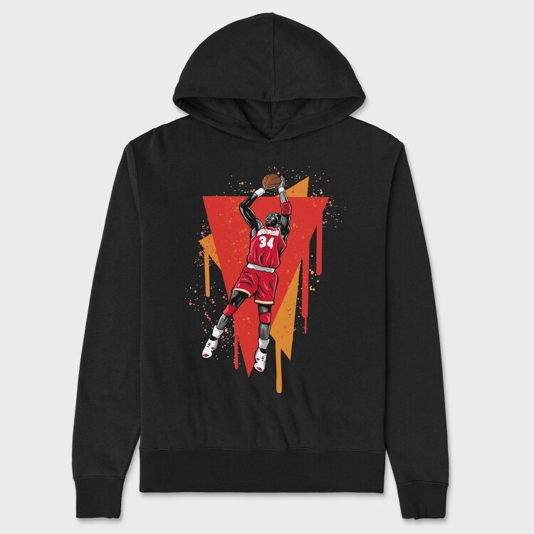 OLAJUWON, Hanorac Oversize Barbati (Unisex)