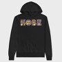 KOBE Name Art, Hanorac Oversize Barbati (Unisex)
