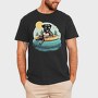 Pool Dog Summer, Tricou Barbati (Unisex)