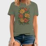 Orange Flowers, Tricou Barbati (Unisex)