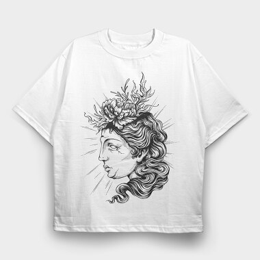 Dark 08, Tricou Oversize Barbati (Unisex)