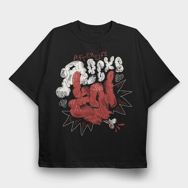 Funny Afterlife 08, Tricou Oversize Barbati (Unisex)