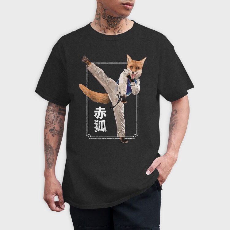 Red Fox Kick, Tricou Barbati (Unisex)