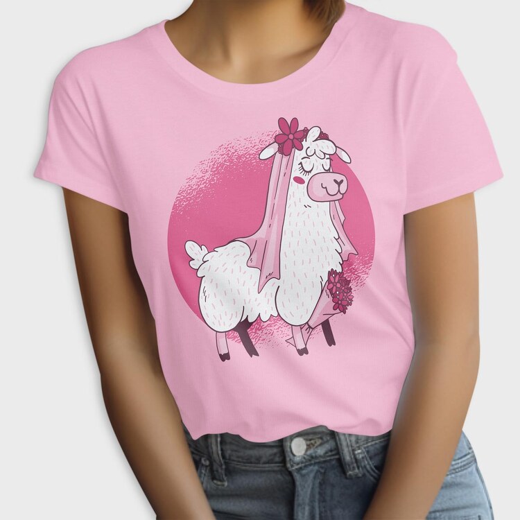 Llama Bride, Tricou Femei