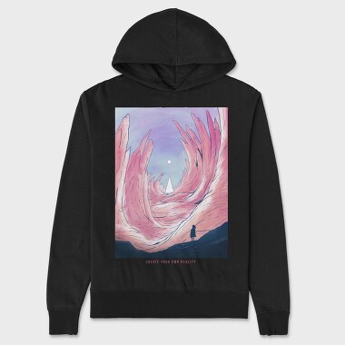 Fantasy Landscape 02, Hanorac Oversize Barbati (Unisex)