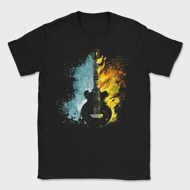 Guitar Firewater, Tricou Barbati (Unisex)