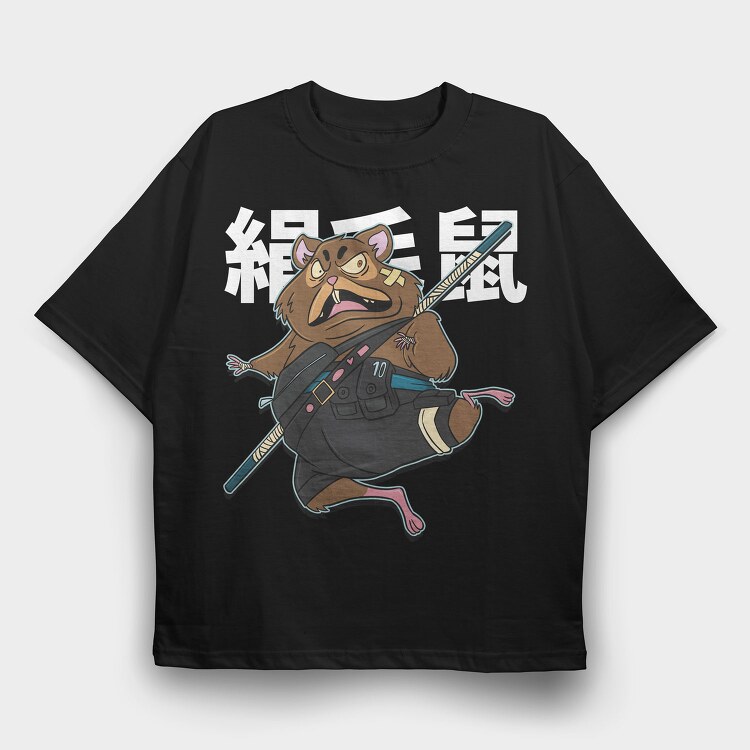 Hamster 2, Tricou Oversize Barbati (Unisex)