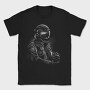 Helmet Rider Monochrome Portrait, Tricou Barbati (Unisex)