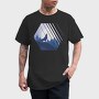 Howling Wolf Hexagon, Tricou Barbati (Unisex)