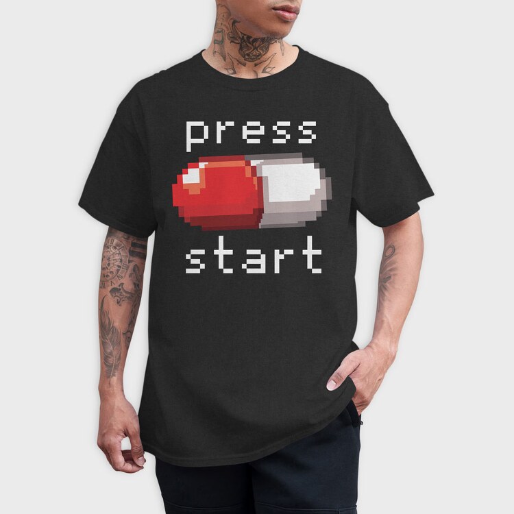 Red Pill Gamer, Tricou Barbati (Unisex)
