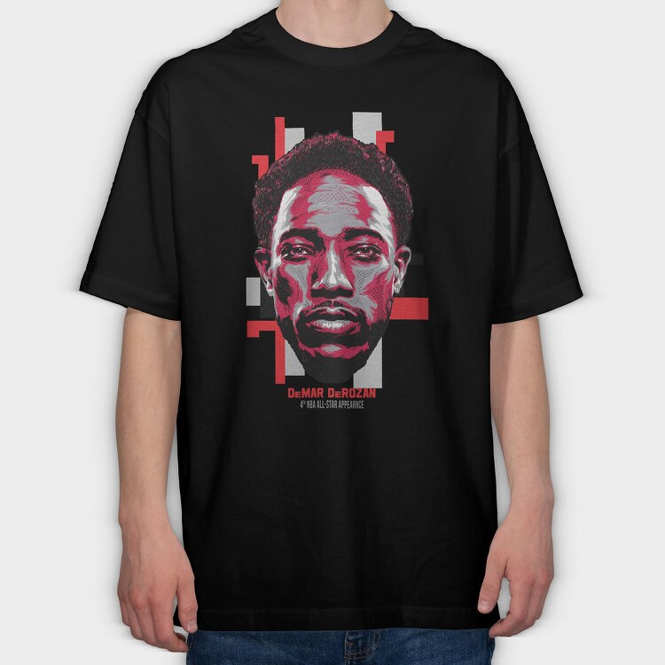 DEMAR D ART, Tricou Oversize Barbati (Unisex)