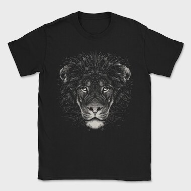 Monochrome Lion, Tricou Barbati (Unisex)