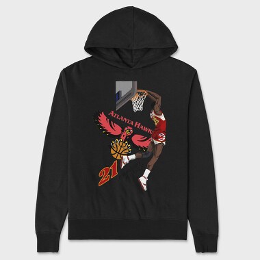 DOMINIQUE WILKINS Dunk2, Hanorac Oversize Barbati (Unisex)