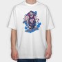 Christian Marquise Wood Art, Tricou Oversize Barbati (Unisex)