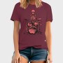 Red Skeleton Drummer, Tricou Barbati (Unisex)