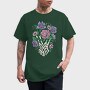 Skeleton Hands Flower, Tricou Barbati (Unisex)