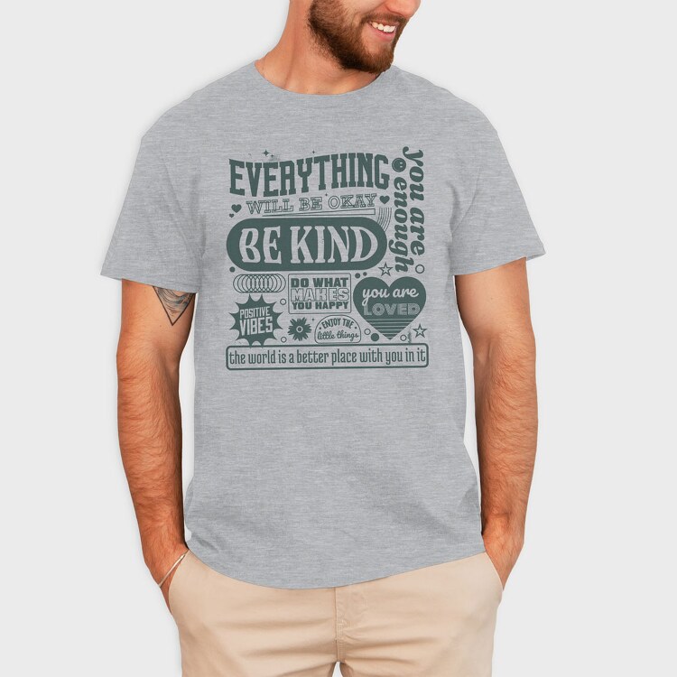 Positive Vibration Set, Tricou Barbati (Unisex)