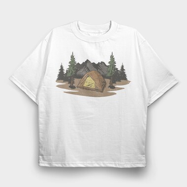 Retro Nature Outdoor 23, Tricou Oversize Barbati (Unisex)
