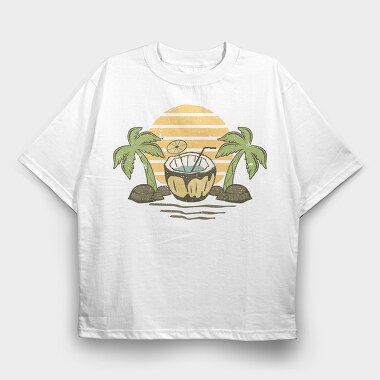 Retro Nature Outdoor 6, Tricou Oversize Barbati (Unisex)