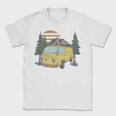 Retro Nature Outdoor 7, Tricou Barbati (Unisex)