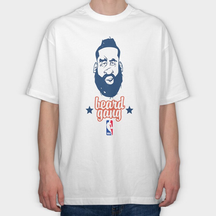 BAERD GANG Harden, Tricou Oversize Barbati (Unisex)