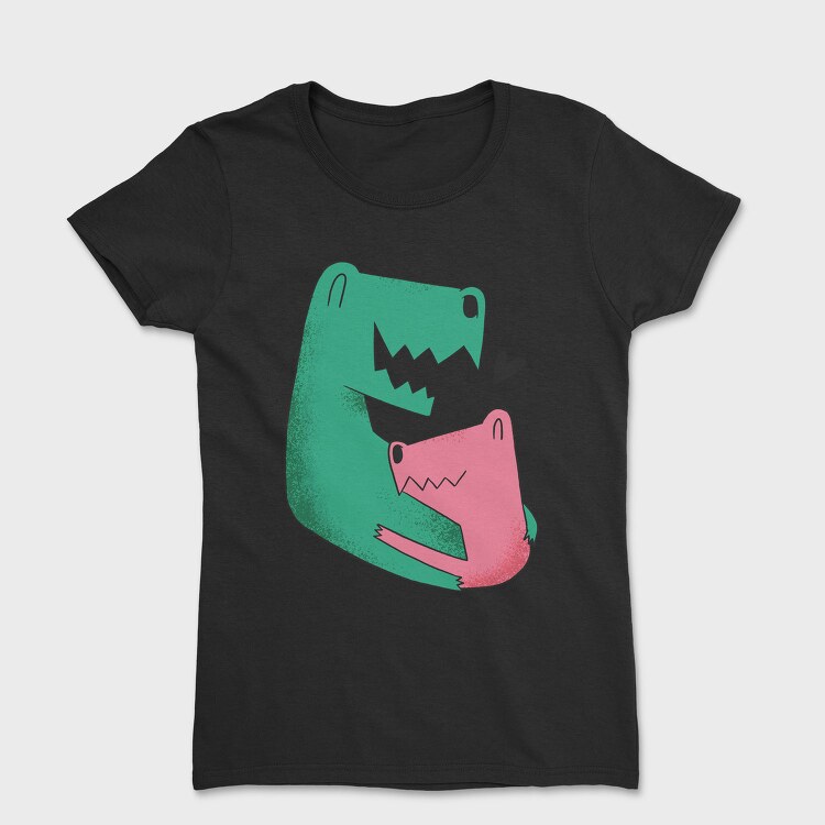 Dinosaurs Family Dad Son, Tricou Femei