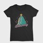 Funny Christmas Books Tree, Tricou Femei